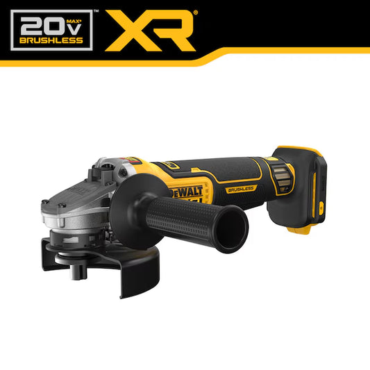 XR 4.5-In 20-Volt Max Paddle Switch Brushless Cordless Angle Grinder