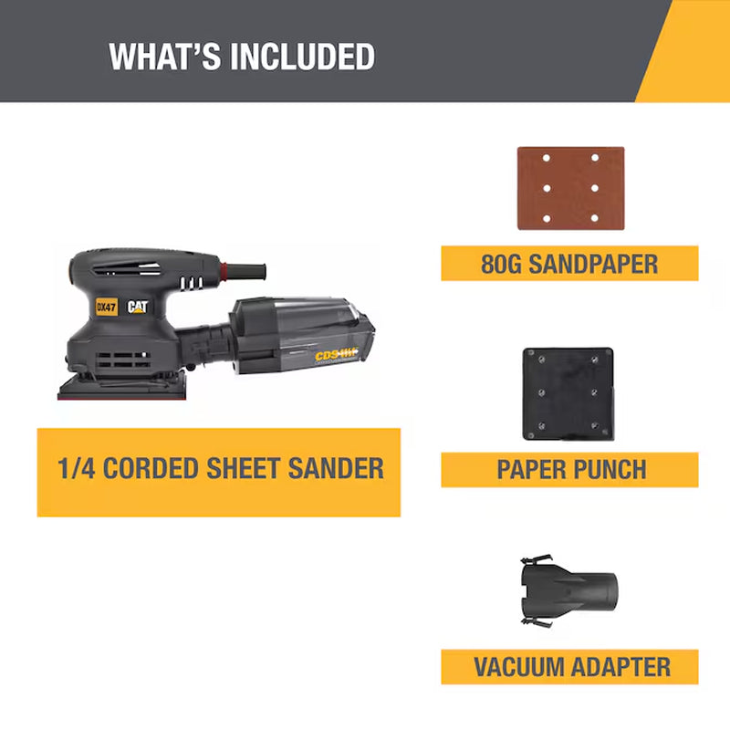 120-Volt 2.4 -Amp Sheet Sander with Dust Management