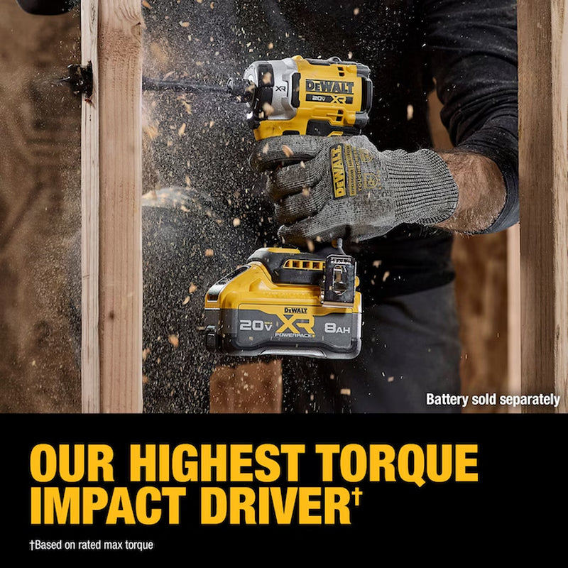 XR 20-Volt Max 1/4-In Brushless Cordless Impact Driver (Battery Not Included and Charger Not Included )