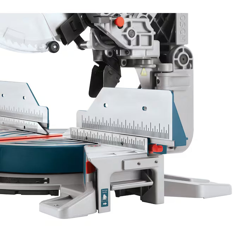 Glide 12-In 15-Amp Dual Bevel Sliding Compound Corded Miter Saw