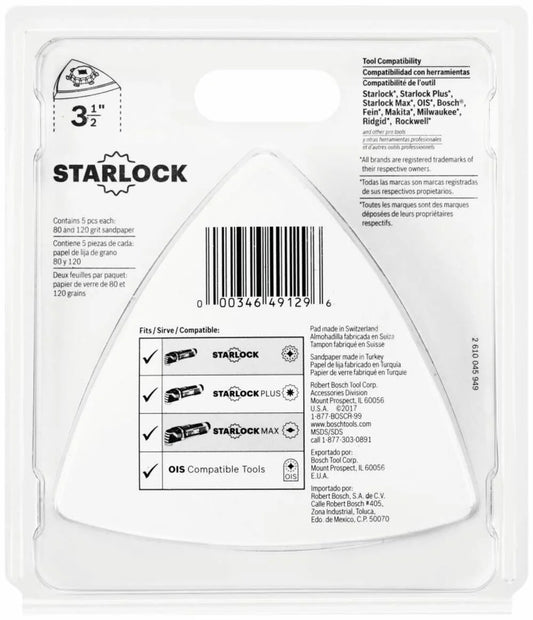 11 Pc. Starlock Oscillating Multi-Tool Delta Sanding Pad Kit