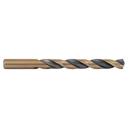 1/2-In X 6-In Black and Gold Coated HSS Aircraft Length Twist Drill Bit