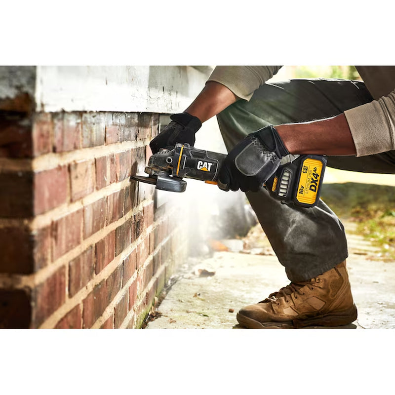 4.5-In Sliding Switch Brushless Cordless Angle Grinder