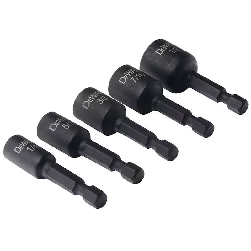 Nutsetter Impact Driver Bit 5 -Piece