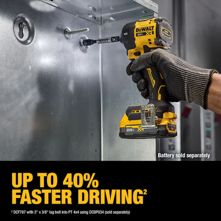 XR Quiet Hydraulic 20-Volt Max 1/4-In Brushless Cordless Impact Driver (Battery Not Included and Charger Not Included )
