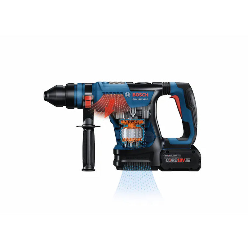 18-Volt 8 -Amp Sds-Plus Sds-Plus Variable Speed Cordless Rotary Hammer Drill