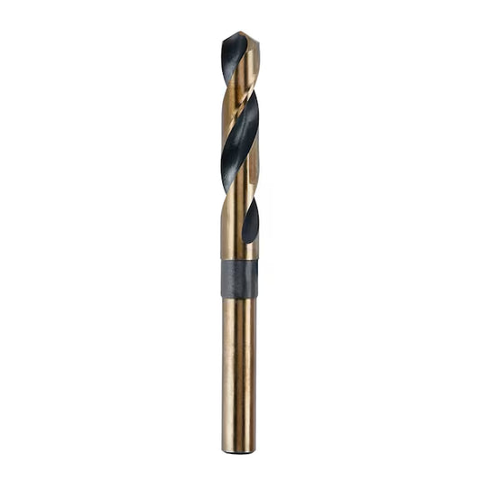9/16-In X 6-In Black and Gold Coated HSS Jobber Length Twist Drill Bit