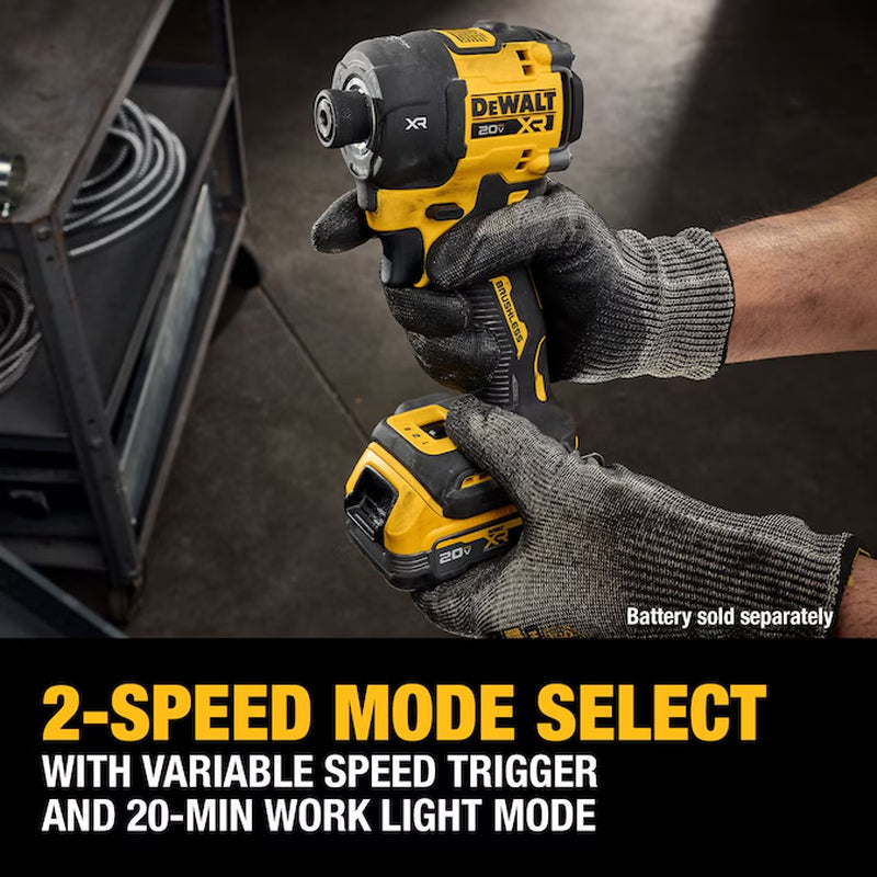 XR Quiet Hydraulic 20-Volt Max 1/4-In Brushless Cordless Impact Driver (Battery Not Included and Charger Not Included )