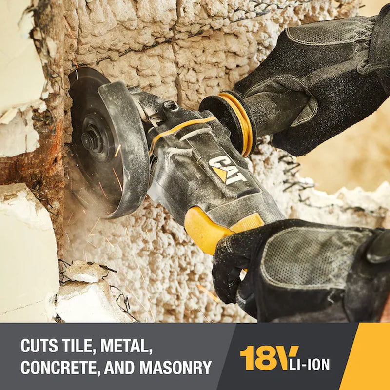 4.5-In Sliding Switch Brushless Cordless Angle Grinder