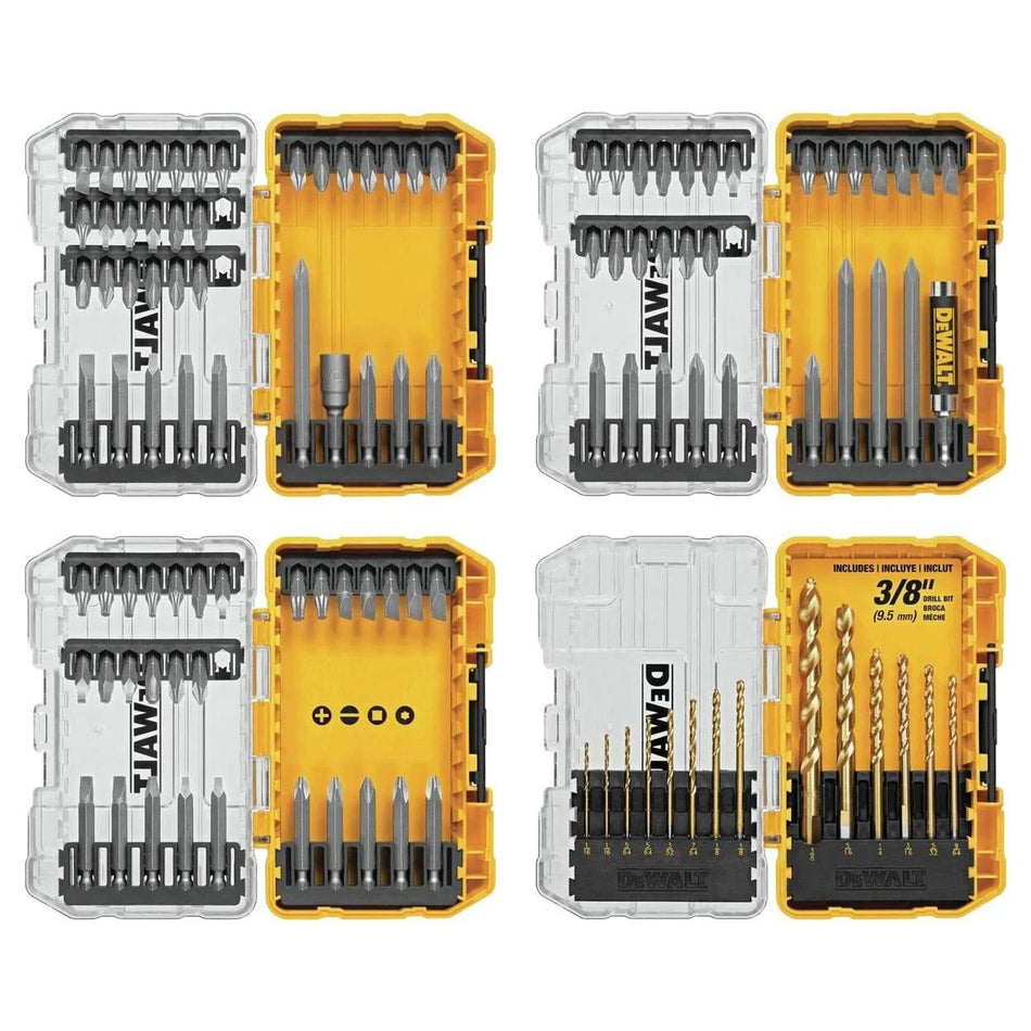 DeWalt DWA110SETCCLW 110-Piece Shank Screwdriver Bit Set – Precision Bits for Power Tools
