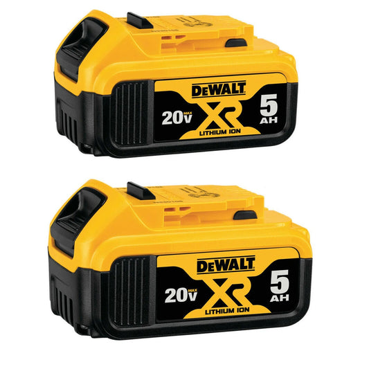 20V MAX XR 20V Battery, 5.0-Ah, 2-Pack (DCB205-2)