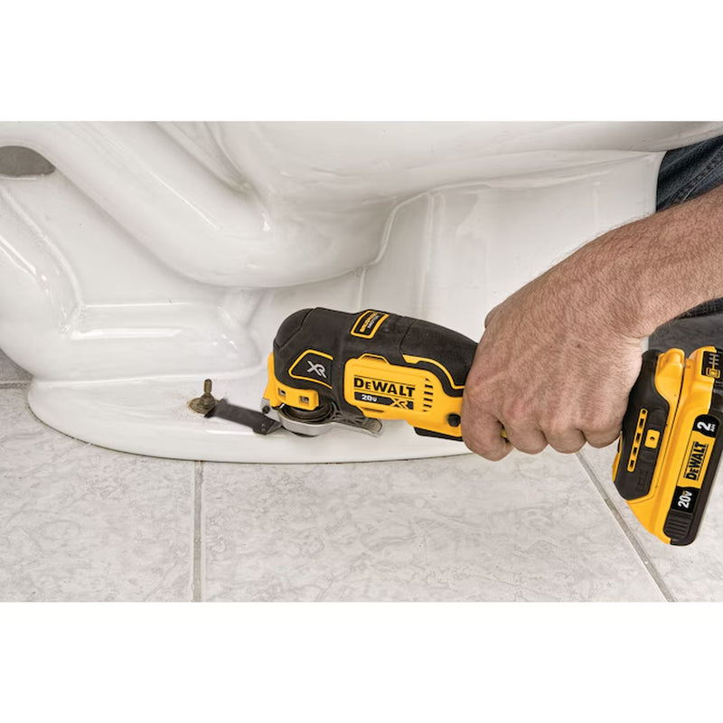 XR 20-Volt Max Cordless Brushless 3-Speed 8 -Piece Oscillating Multi-Tool with Soft Case 1 -Batteries Included