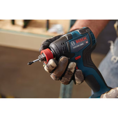 Two-In-One 18-Volt 1/4-In 1/2-In Brushless Cordless Impact Driver (Battery Included and Charger Included and Soft Bag Included)