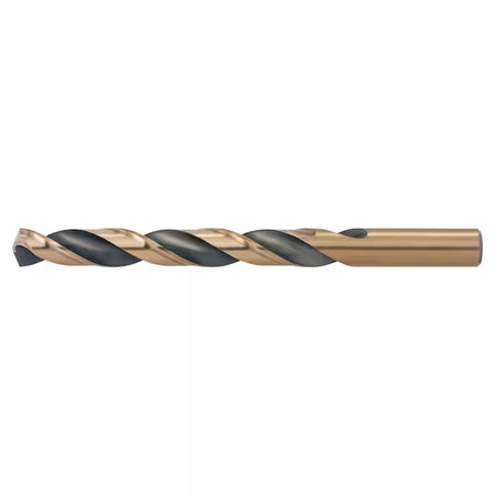 1/2-In X 6-In Black and Gold Coated HSS Aircraft Length Twist Drill Bit