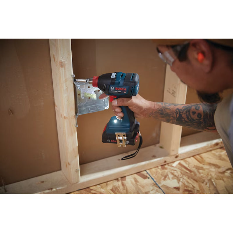 Two-In-One 18-Volt 1/4-In 1/2-In Brushless Cordless Impact Driver (Battery Included and Charger Included and Soft Bag Included)