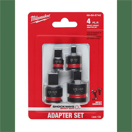 Tool SHOCKWAVE Impact Duty 1/4"-1/2"Drive Adapter Set