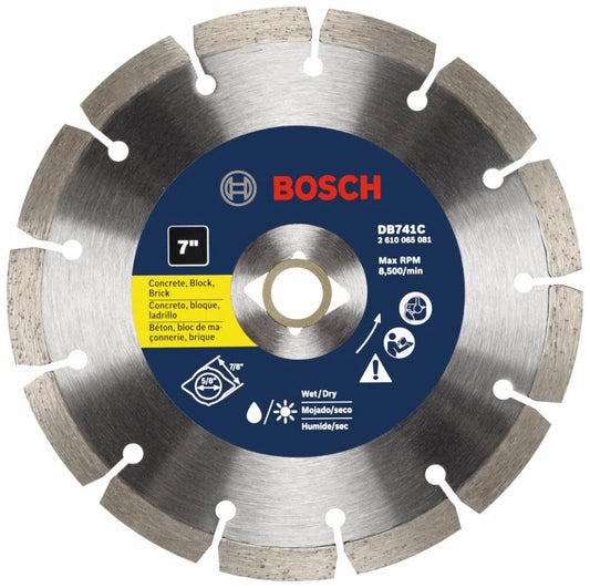 DB741C 7-Inch Premium Segmented Diamond Blade