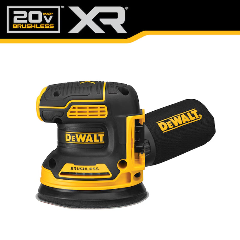 XR 20-Volt Brushless Variable Speed Random Orbital Cordless Sander with Dust Management