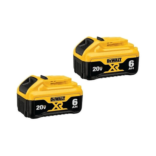 Max* Xr® Battery, Lithium-Ion, 6 Ah, 20V, 2-Pack - 1 per EA - DCB2062
