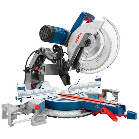 Glide 12-In 15-Amp Dual Bevel Sliding Compound Corded Miter Saw