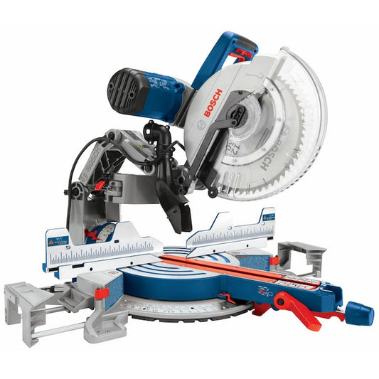 Glide 12-In 15-Amp Dual Bevel Sliding Compound Corded Miter Saw