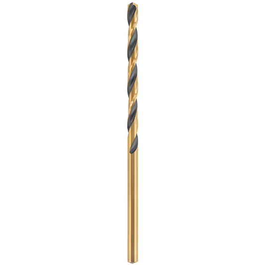 2 -Piece 1/8-In X 2-3/4-In Black and Gold Coated HSS Jobber Length Twist Drill Bit