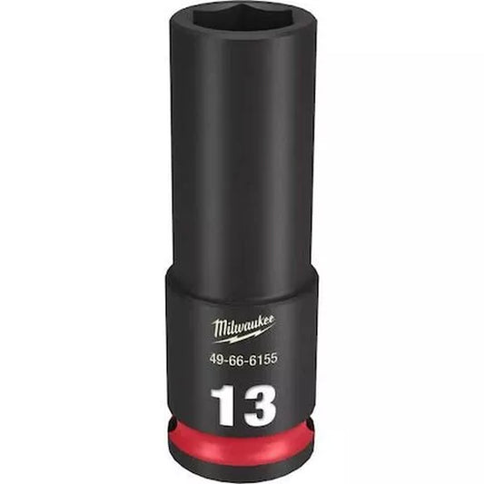 Milwaukee Tool 49-66-6155 13Mm Shockwave Impact Duty 3/8 In. Drive Deep Well 6