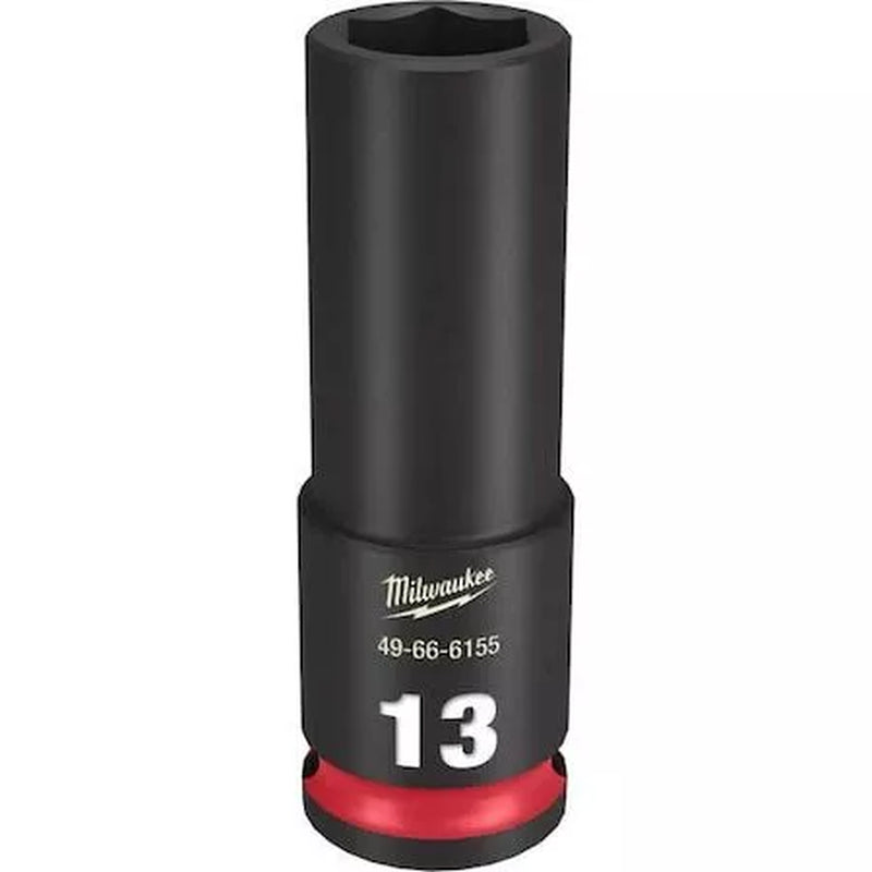 Milwaukee Tool 49-66-6155 13Mm Shockwave Impact Duty 3/8 In. Drive Deep Well 6