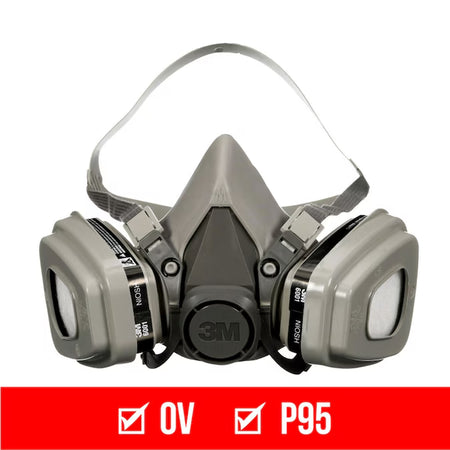 Grey Reusable P95 Medium Multi-Purpose Half Face Respirator