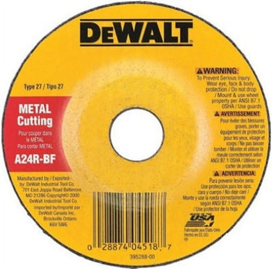 DW4418 Metal Cutting - Grinding Wheel 4" - 100 Pak