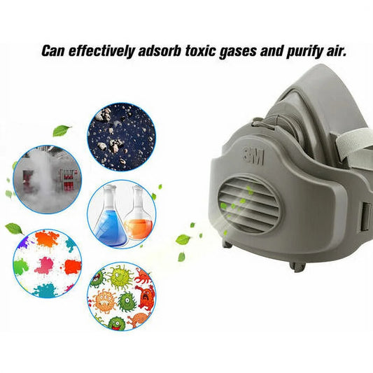 1Pc Half - Dust Mask - 3200 Dustproof Three-Piece Set
