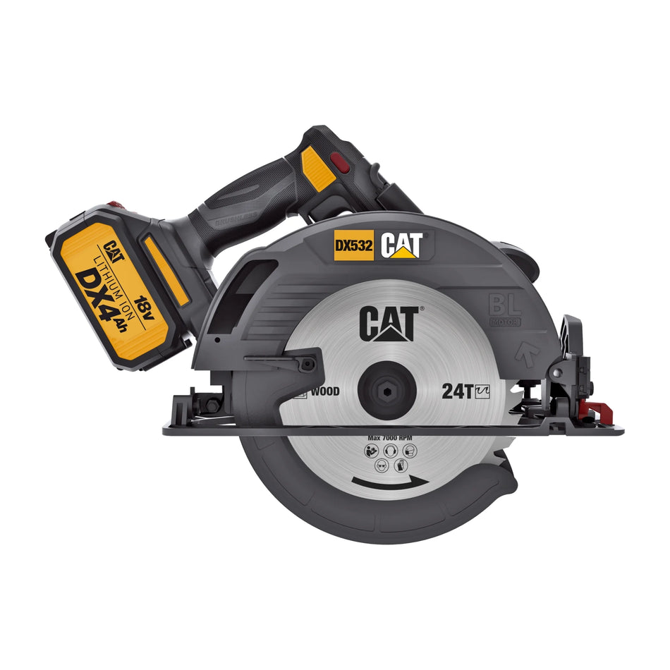 Caterpillar Cat® DX532 18V 1 for ALL 7-1/4” Cordless Circular Saw with Brushless Motor