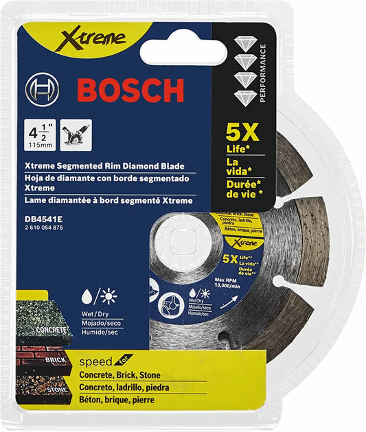 Genuine 4-1/2" Xtreme Segmented Rim Diamond Blade - DB4541E