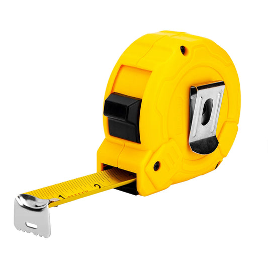 Measuring Tape Measure 25 Ft, Metric, Imperial Measurement Tape, Retractable, Self-Lock