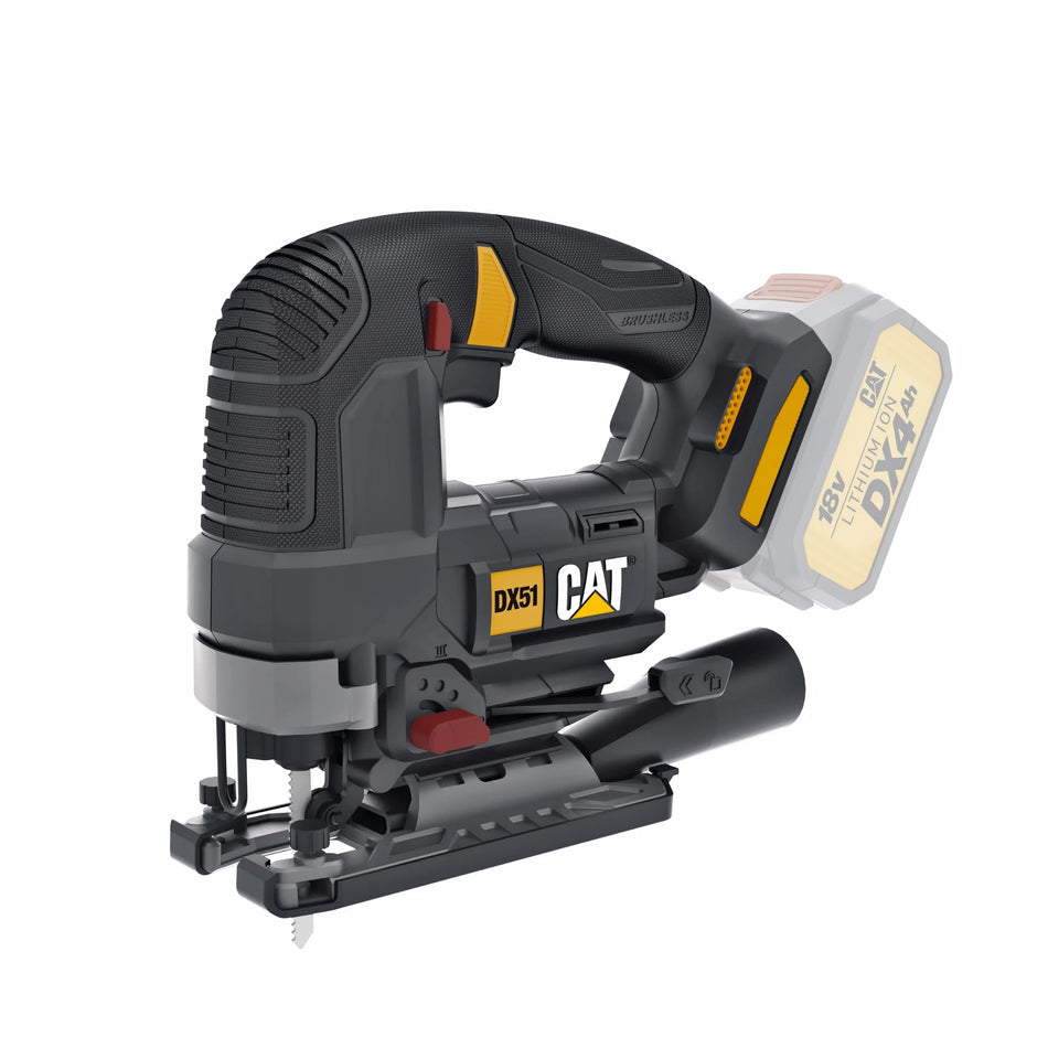 Caterpillar Cat® DX51B 18V 1 for ALL Cordless Jig Saw with Brushless Motor (Tool Only)