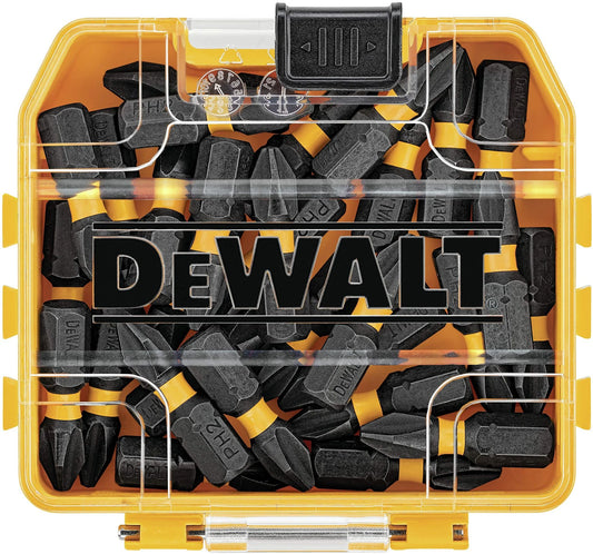 Flextorq Impact Driver Bit Set, Phillips, 1/4-Inch X 1-Inch, 30-Piece DWA1PH2IR30