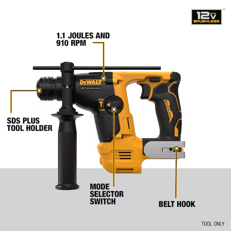 XTREME 12-Volt Max Sds-Plus Sds-Plus Cordless Rotary Hammer Drill