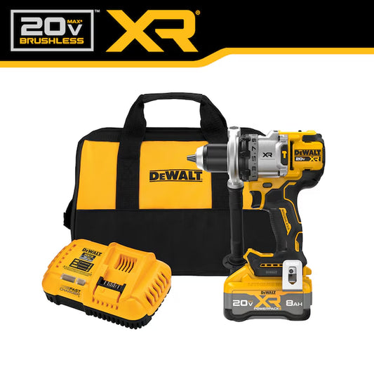 XR 1/2-In 20-Volt Max Variable Speed Brushless Cordless Hammer Drill 1 -Batteries