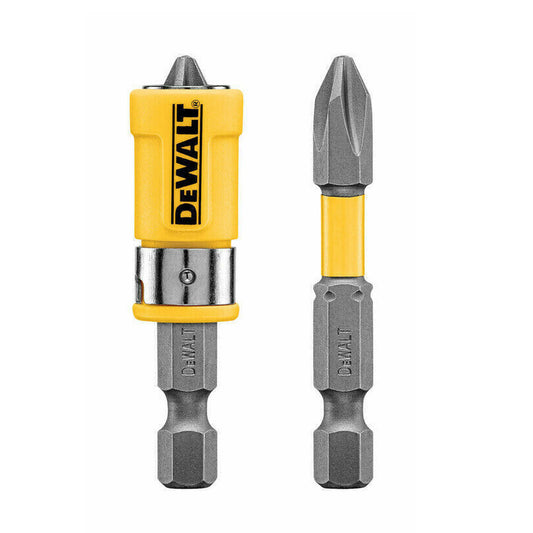 DEWALT DWA2PH2SL MAXFIT #2 Phillips Power Set Sleeve – 2" Impact Driver Bits (3-Pack), Magnetic Screw Lock