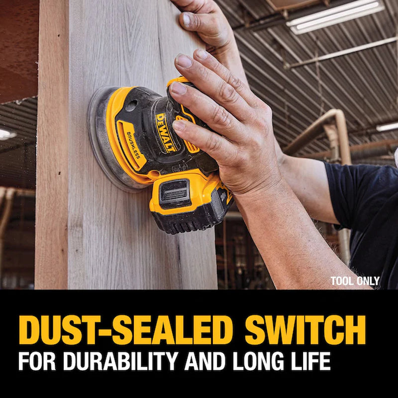 XR 20-Volt Brushless Variable Speed Random Orbital Cordless Sander with Dust Management