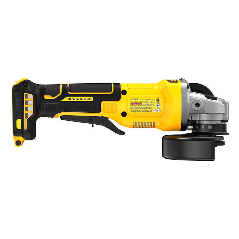 4.5-In 20-Volt Max Paddle Switch Brushless Cordless Angle Grinder