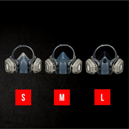 Blue Reusable P95 Medium Multi-Purpose Half Face Respirator