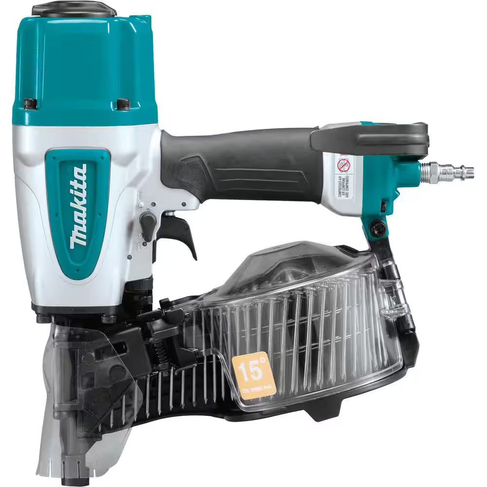 Pneumatic 2-1/2 In. 15° Siding Coil Nailer