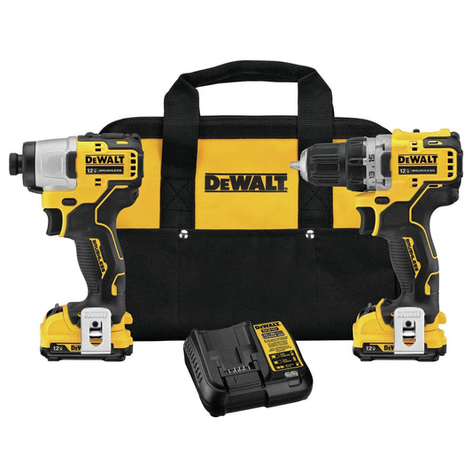 XTREME 12V MAX Brushless Motor Drill & Impact Driver Combo Tool Kit