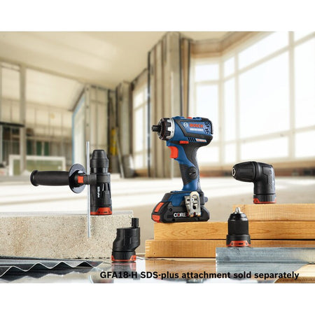 18-Volt 1/2-In Keyless Brushless Right Angle Cordless Drill 1 -Batteries Included (Soft Bag Included)