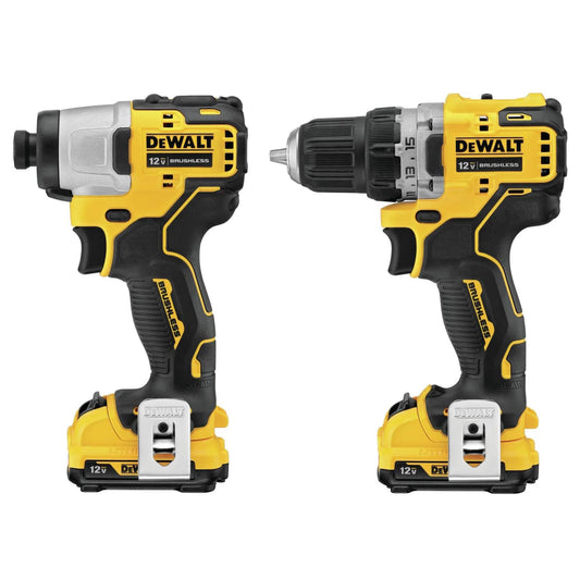 XTREME 12V MAX Brushless Motor Drill & Impact Driver Combo Tool Kit