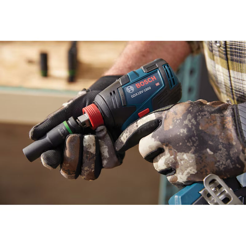 Two-In-One 18-Volt 1/4-In 1/2-In Brushless Cordless Impact Driver (Battery Included and Charger Included and Soft Bag Included)