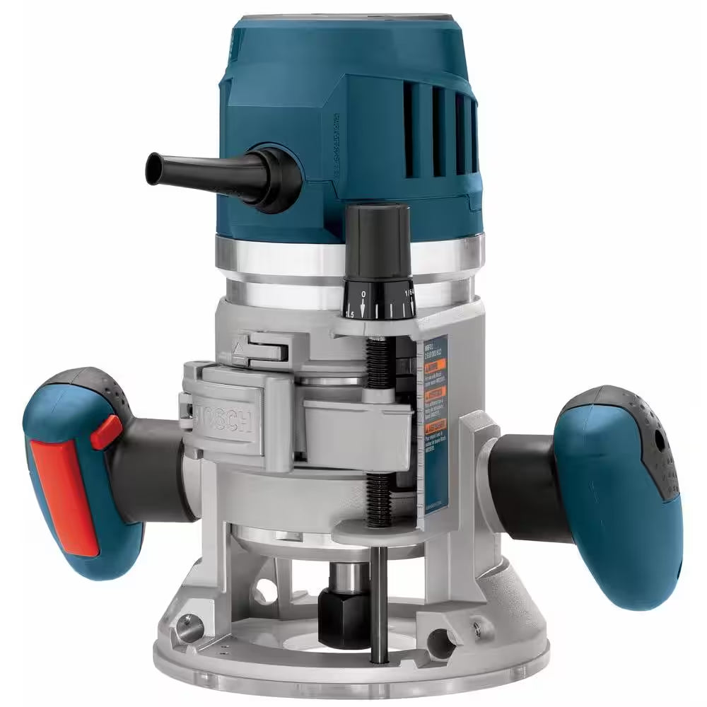 15 Amp 3-1/2 In. 2.3 HP Corded Electric Variable Speed Fixed Base Router Kit with Trigger Control