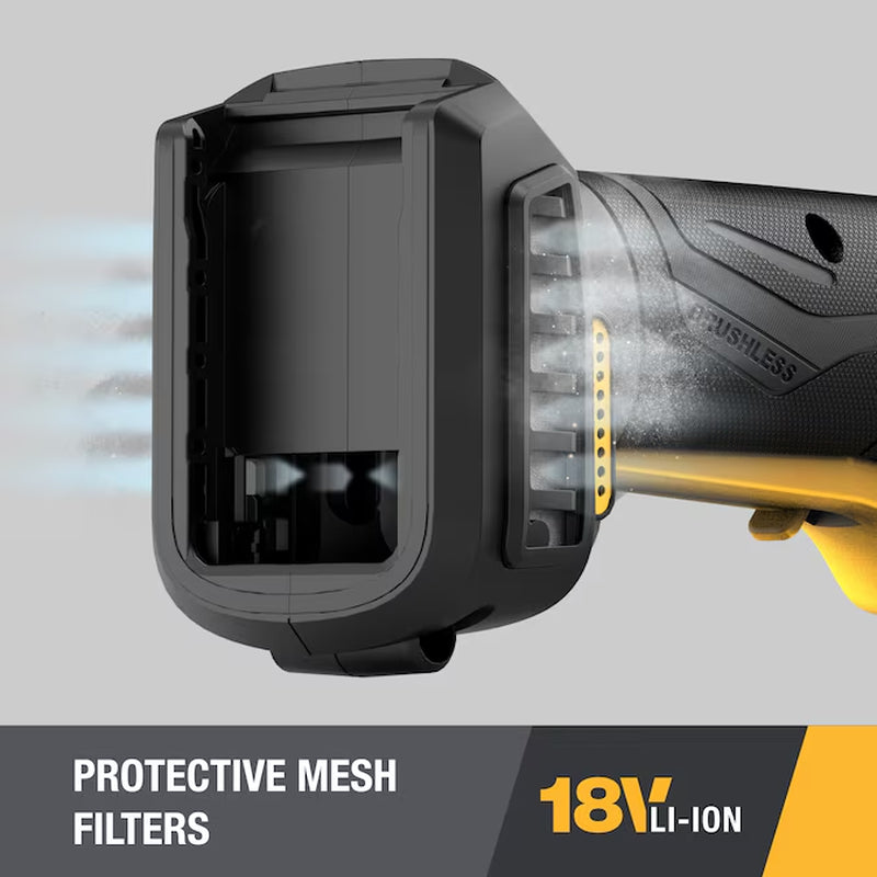 4.5-In Sliding Switch Brushless Cordless Angle Grinder