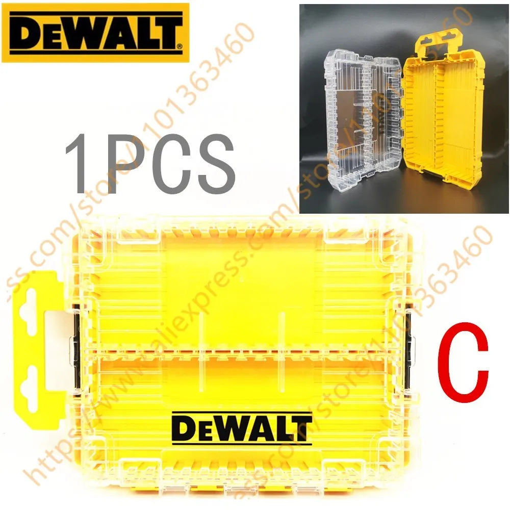 Boxs For DEWALT drill parts box storage Impact Screwdriving bit box Power Tool Accessories Electric tools part